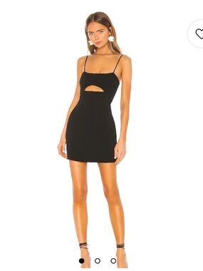 Revolve Lovers and Friends “Enzo” Black Cutout Dress XS